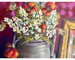 "The Painter's Chair" Original Chris Wakefield Oil On Canvas Painting